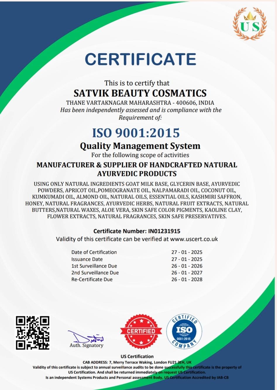 Makeup Course Certificate