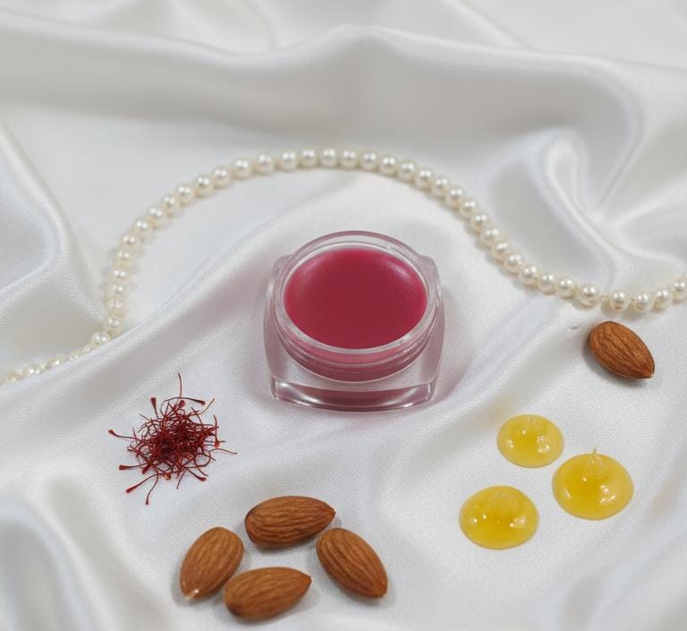 Satvik Beauty Pink Rose Lip Balm